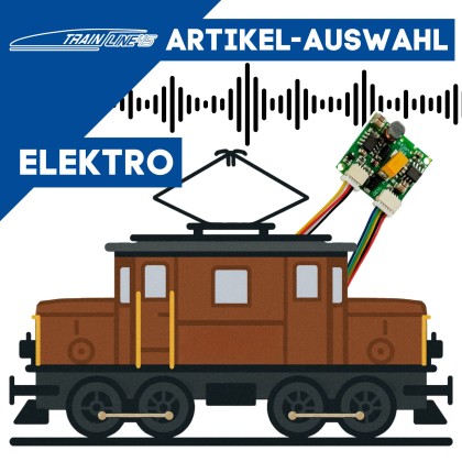 Elektrolok mit einem 16 Bit DS6-Sound für Train Line