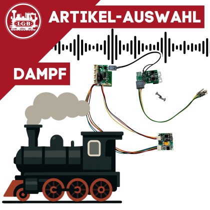 LGB Dampfloks - Analoge Sound-Sets