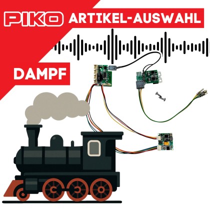 Piko Dampfloks - Analoge Sound-Sets