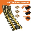 Bogenweiche rechts R 120/210 mit Verbindern