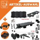Flachwagen schwarz als Spur-G Bausatz
