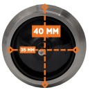 4x Vollradsatz aus Edelstahl 35 mm für Piko Spur-G ML-Train 88361657_auswahl8