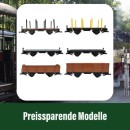 Drehschemelwagen Set schwarz als Spur-G Bausatz ML-Train 88919640_auswahl10
