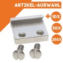 Schienenverbinder 15 mm vernickelt ML-Train