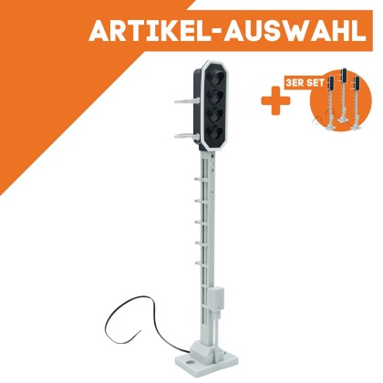 Lichtsignal Typ L 4-fach RhB für Spur G analog / digital mit Decoder ML-Train