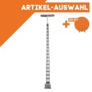 Gittermastleuchte DB, zweiflammig für Spur-G Modellbahnanlage ML-Train