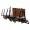 Feldbahn-Flachwagen mit Rungen als Bausatz Spur G ML-Train 88919391_auswahl8