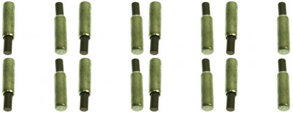 16 Stück Schleiferkohle 16 mm für LGB C-Getriebe ML-Train 82201168