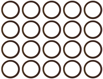 20 Stück Haftreifen 46,5 mm für Spur G ML-Train 82501021