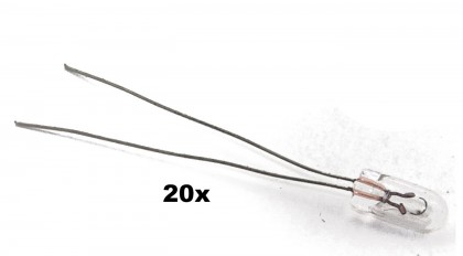 Drahtglühlampe 20 Stück 5 Volt ML-Train 83201020