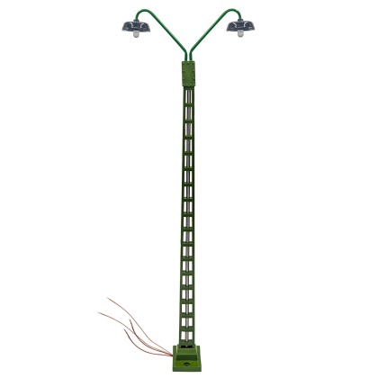 Gittermast Bogenlampe 2 armig grün für LGB-Anlagen Spur-G ML-Train 83800147