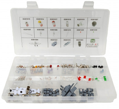 Beleuchtungs-Set LED und analog (140 Teile) mit Sortierbox für die Spur-G ML-Train 83800999