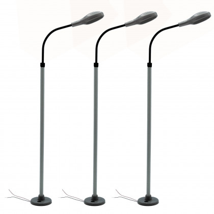 3x Lampe Leipziger Tropfen 1-armig für LGB-Anlagen Spur-G ML-Train 83802133
