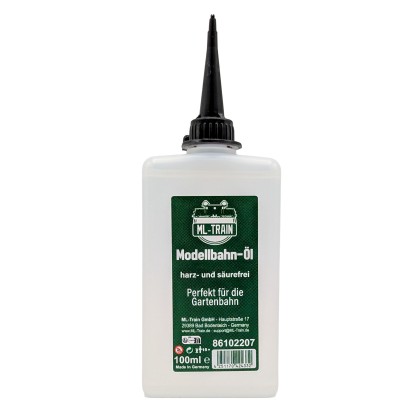 Modellbahn-Öl 100 ml - harz- und säurefrei für Gartenbahn und Präzisionsmechanik ML-Train 86102207