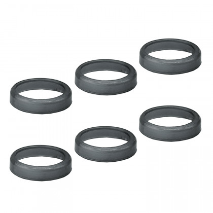 6x Lampenring silbergrau neue Ausführung schmal 14 mm ML-Train 88205066