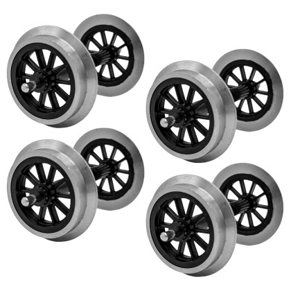 4x Speichen Radsatz aus Edelstahl 31 mm Spur-G ML-Train 88673194