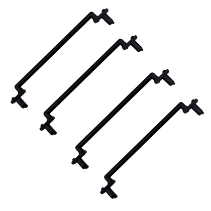4x Griffstange schwarz 42 mm für Wagen Spur G ML-Train 88900013