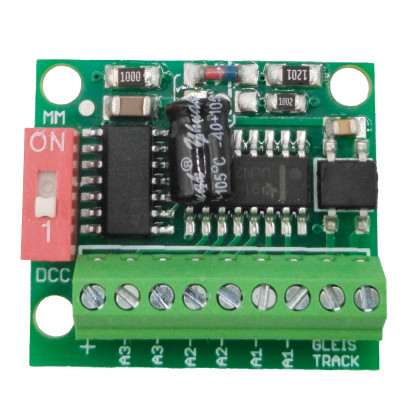 ML-Train 84004602 Lichtsignaldecoder 6 Kanäle mit 300 Signalbilder und Zugbeeinflussung Spur-G