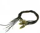 5x Glühlampe gelb 19 Volt E5.5 mit Fassung ML-Train 83602014
