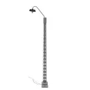 Gittermast Bogenlampe 1 armig grau für LGB-Anlagen Spur-G ML-Train 83800143