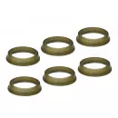 6x Lampenring für Loklaternen bronze 14 mm ML-Train 88205033