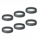 6x Lampenring silbergrau neue Ausführung schmal 14 mm ML-Train 88205066