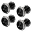 4x Vollradsatz aus Edelstahl 35 mm für Piko Spur-G ML-Train 88361657