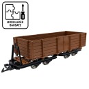 Feldbahn-Hochbordwagen braun als Bausatz Spur G ML-Train 88919393