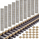 10x Gleis gerade 60 cm mit 20x Schraub-Verbinder ML-Train 891060210
