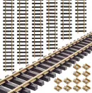 6x Gleis gerade 150 cm mit Schraub-Verbinder ML-Train 8911502