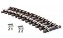 Gleis gebogen vernickelt R 90 cm 22,5° mit Verbindern ML-Train 8920942