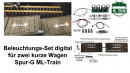 Beleuchtungs-Set digital für zwei kurze Wagen Spur-G ML-Train 83201028