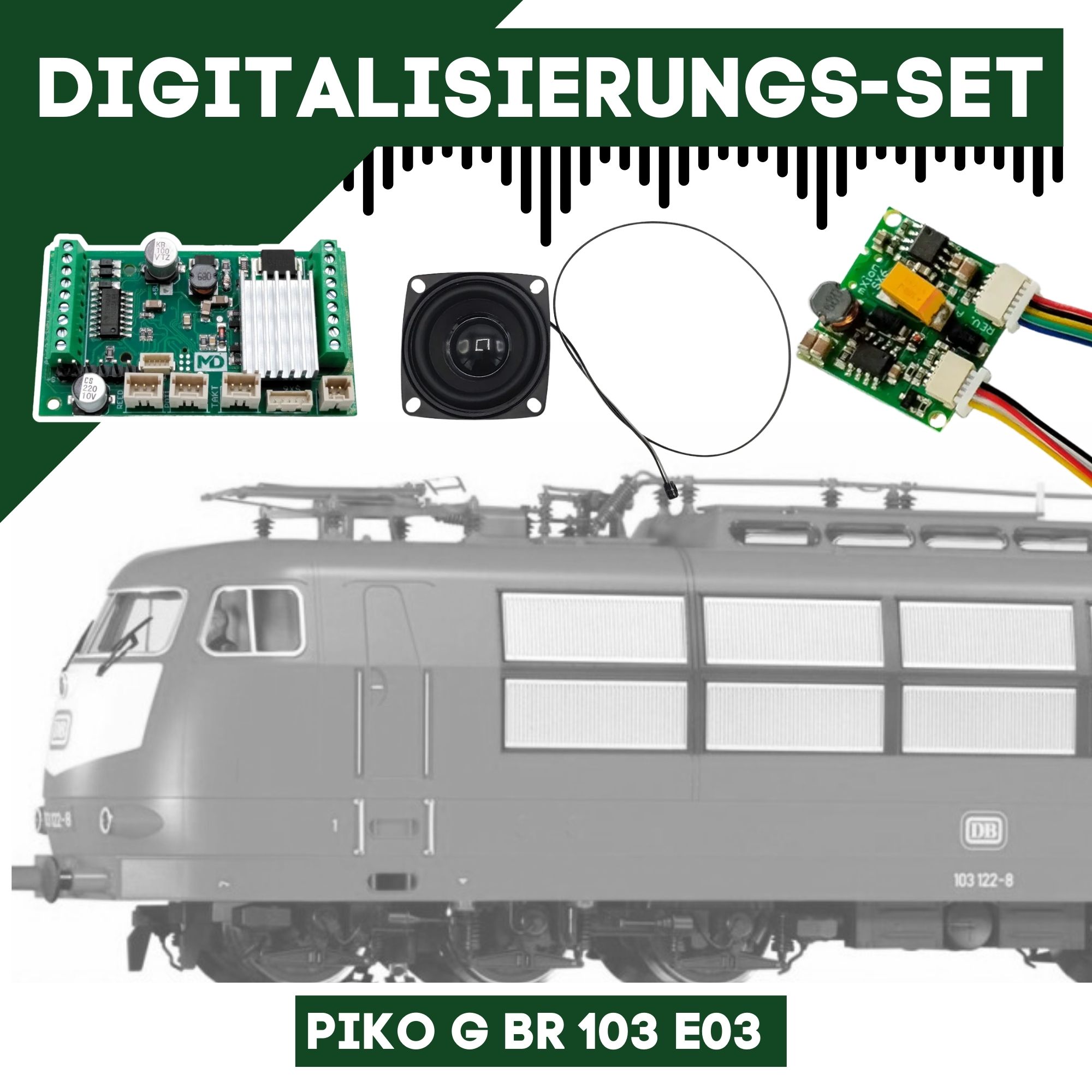 Digitalisierungsset für PIKO G BR 103 E03 ML-Train 81609356