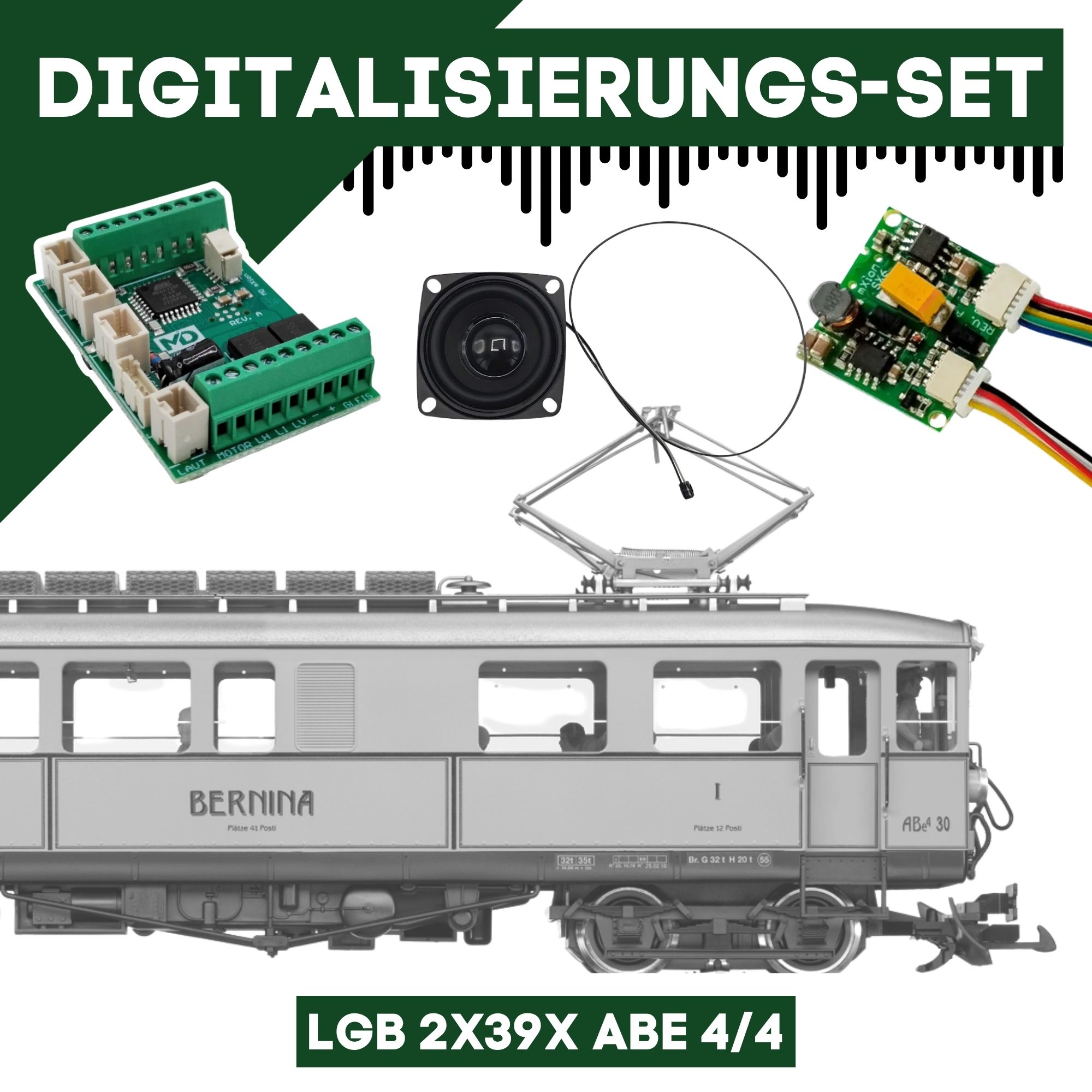 Digitalisierungsset für LGB 2x39x ABe 4/4 ML-Train 81609357