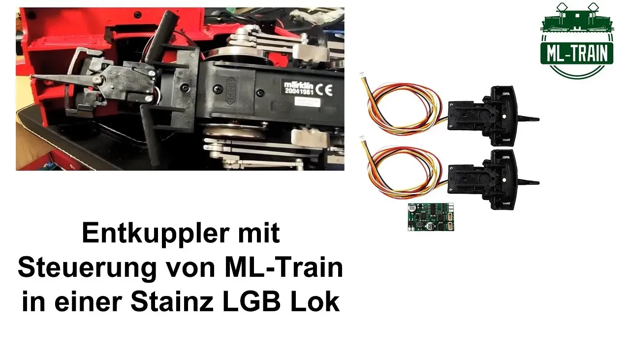 Entkuppler mit Steuerung von ML-Train in einer Stainz LGB Lok (Produktvideo)