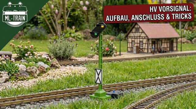 ML-Train Licht-Vorsignal für Spur : Aufbau, Programmierung & Tipps