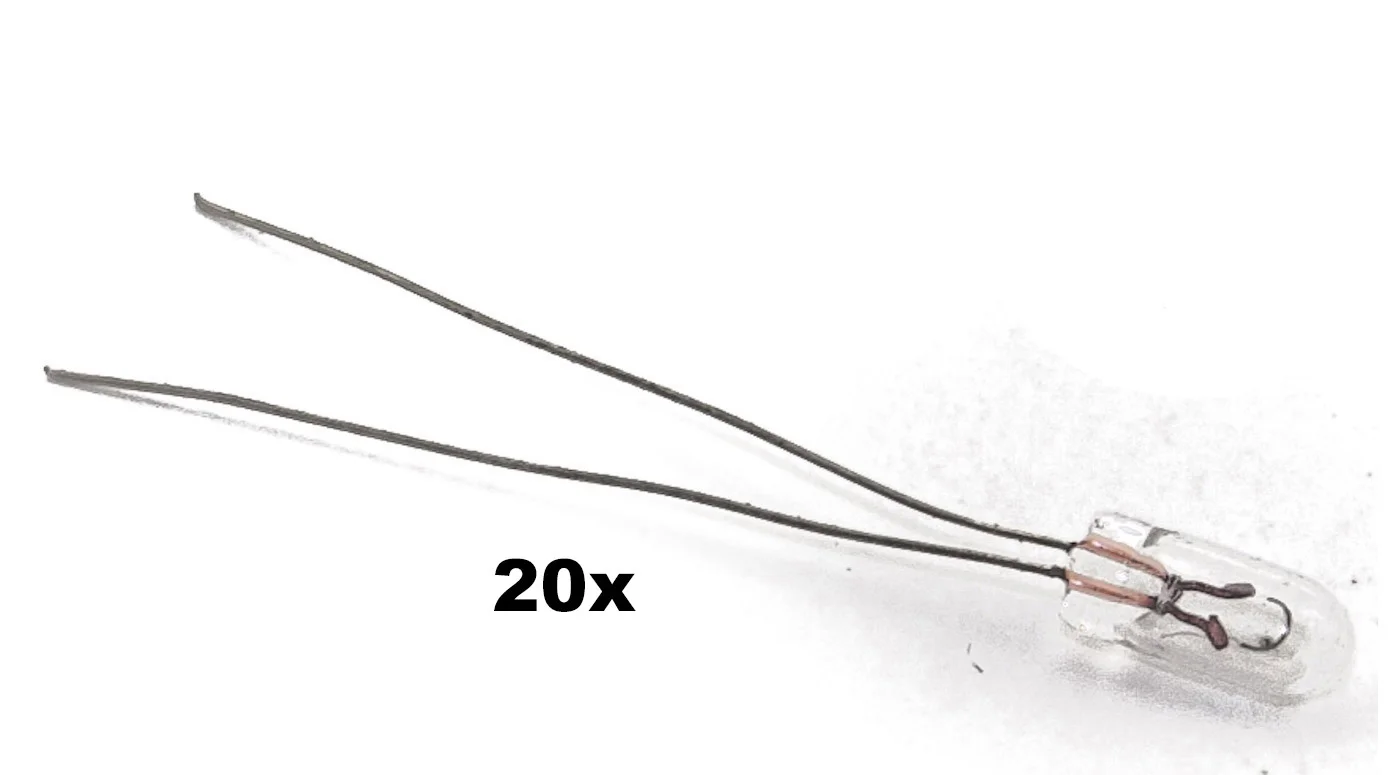 Drahtglühlampe 20 Stück 5 Volt ML-Train 8320102