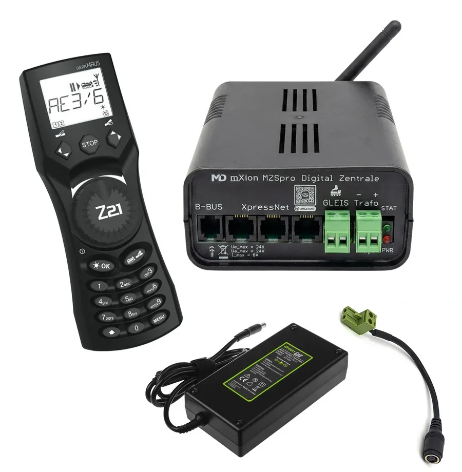 Funk-Digitalzentrale 8A + WLANmaus + 180 Watt Netzteil ML-Train 84006026