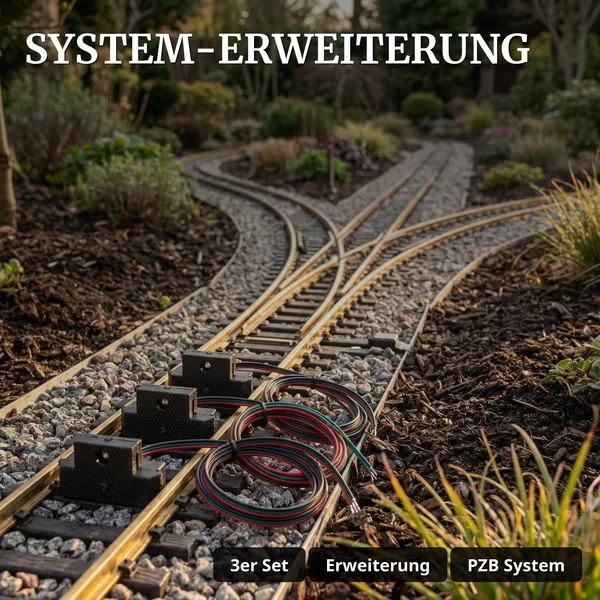 PZB-Sender Erweiterungs-Set 3x Punktförmige Zugbeeinflussung Infrarot Spur G ML-Train 8200282 - System-Erweiterung
