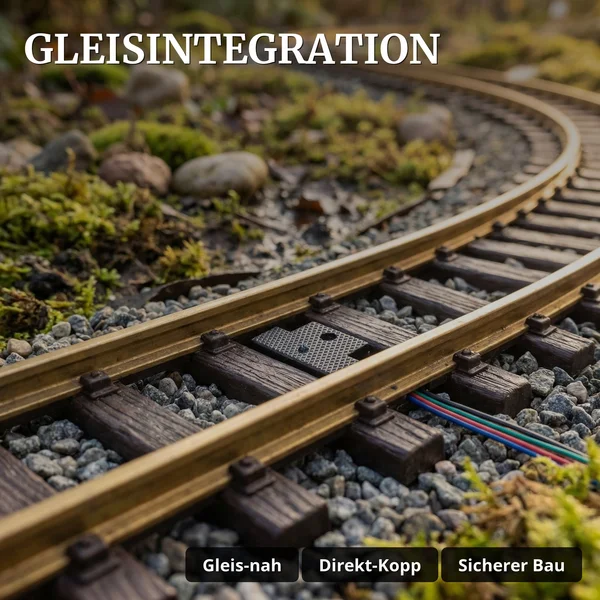 PZB-Sender Erweiterungs-Set 3x Punktförmige Zugbeeinflussung Infrarot Spur G ML-Train 8200282 - Gleisintegration