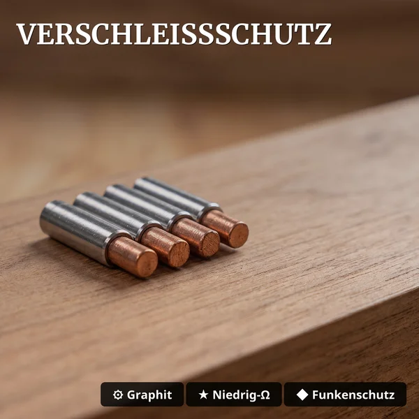 C-Getriebe-Wartungs-Set für LGB Spur-G - Schleifkontakte & Schleiferkohlen 16 mm ML-Train 82201020 - Verschleißschutz