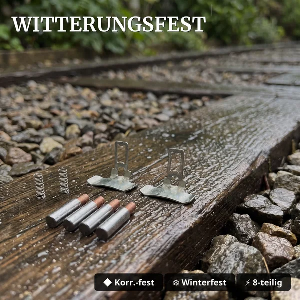 C-Getriebe-Wartungs-Set für LGB Spur-G - Schleifkontakte & Schleiferkohlen 16 mm ML-Train 82201020 - Witterungsfest