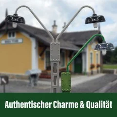 Gittermast Bogenlampe 1 armig grau für LGB-Anlagen Spur-G ML-Train 83800143 - Authentischer Charme & Qualität