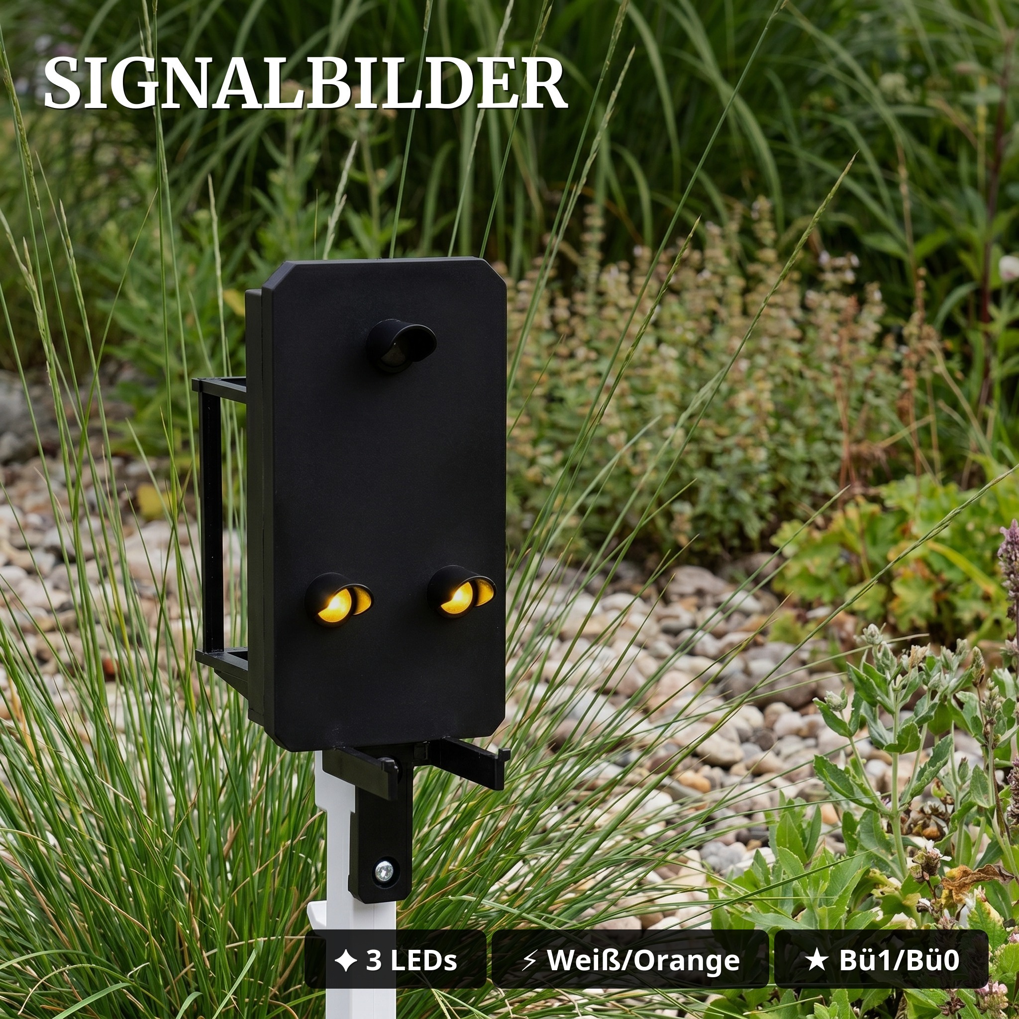 Lichtsignal SO16 Überwachungssignal 2 Stück für Spur G analog / digital mit Decoder ML-Train 83804639 - Signalbilder