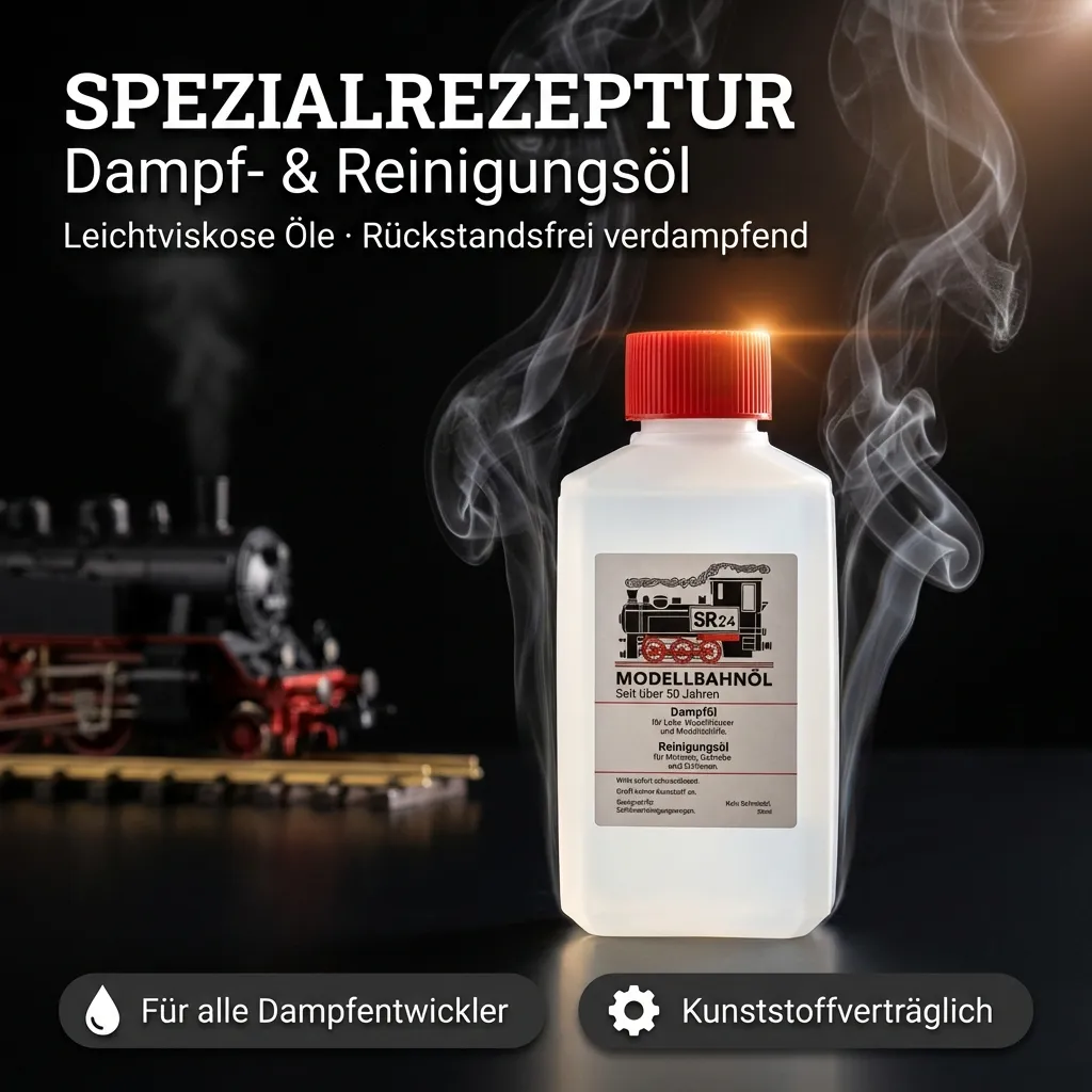 SR 24 Dampfflüssigkeit und Reinigungsöl 250 ml - Rückstandsfreie, kunststoffschonende Formel