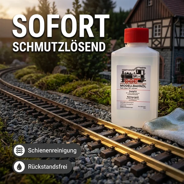 SR 24 Dampfflüssigkeit und Reinigungsöl 250 ml - Universelle Anwendungsbereiche