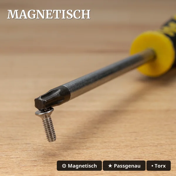 Präzisions-Schraubendreher Set Torx T5 T6 T10 – 3-teilig – Spur G Gartenbahn ML-Train 88303110 - Magnetisch