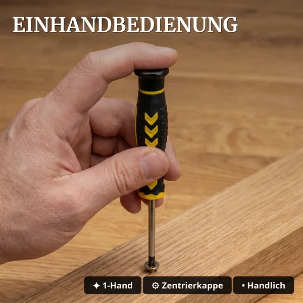 Präzisions-Schraubendreher Set Torx T5 T6 T10 – 3-teilig – Spur G Gartenbahn ML-Train 88303110 - Einhandbedienung