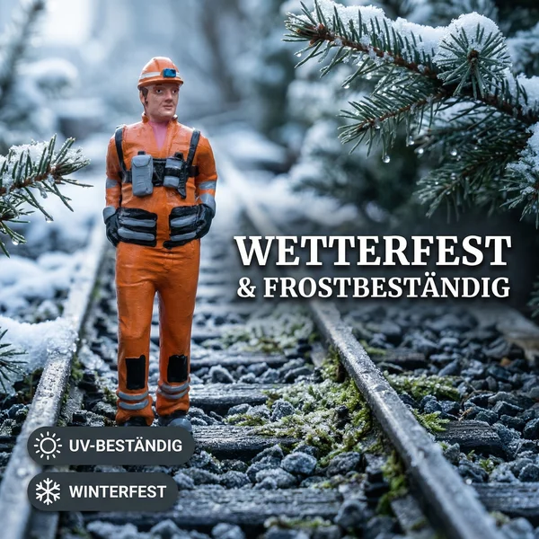 Rangierer RhB Killian – Handbemalt, Spur G, Wetterfest - Wetterfest & frostbeständig