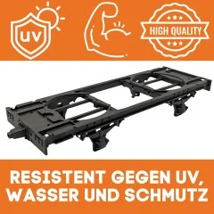 Universal Fahrrahmen grau 30 cm für Spur G ML-Train 88900002 - Stabiles, langlebiges Material